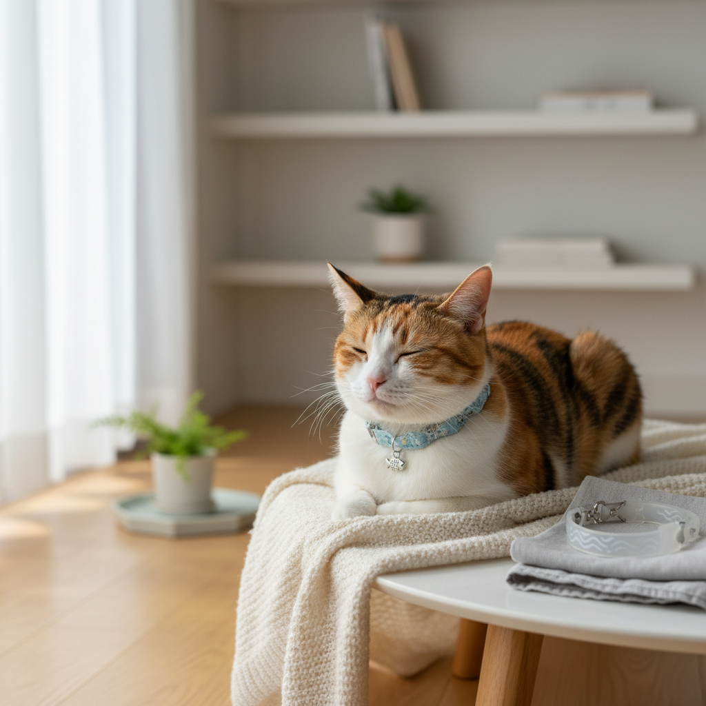 猫 首輪 ストレスフリーの秘訣：素材と装着感に関する画像