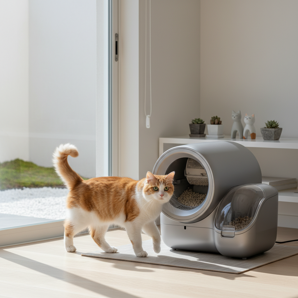 猫の自動トイレの仕組みを徹底解説に関する画像