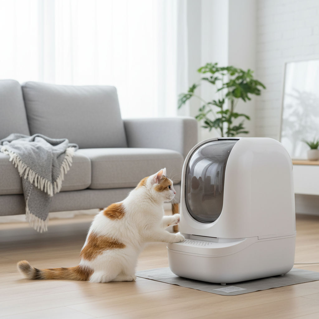 全自動猫トイレ導入のメリットに関する画像