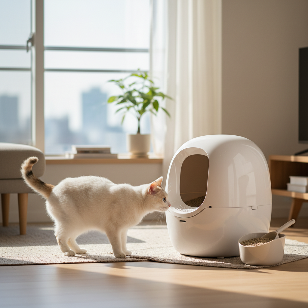 自動猫トイレの選び方のポイントに関する画像