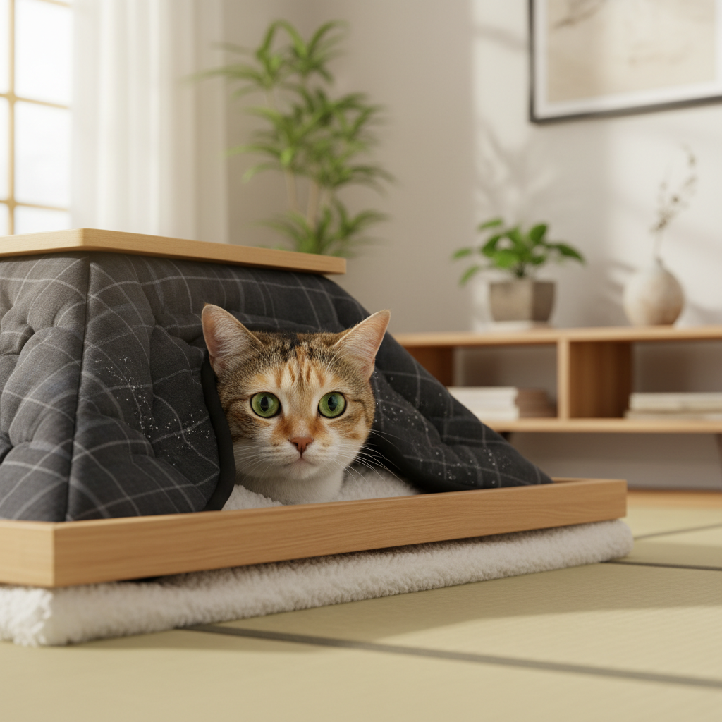 猫がこたつで「絶望」する?快適な環境づくりのポイントに関する画像