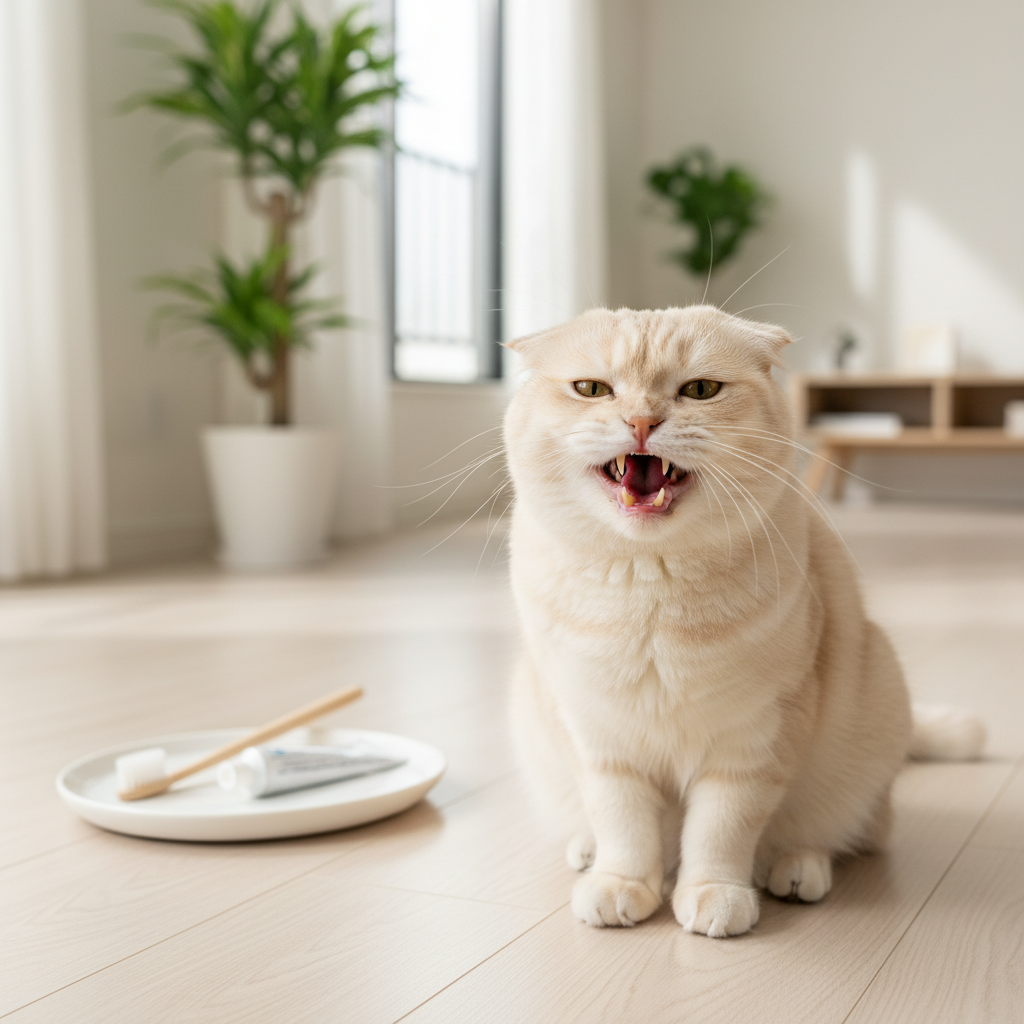 猫が歯磨きしないとどうなる?起こりうるトラブルに関する画像