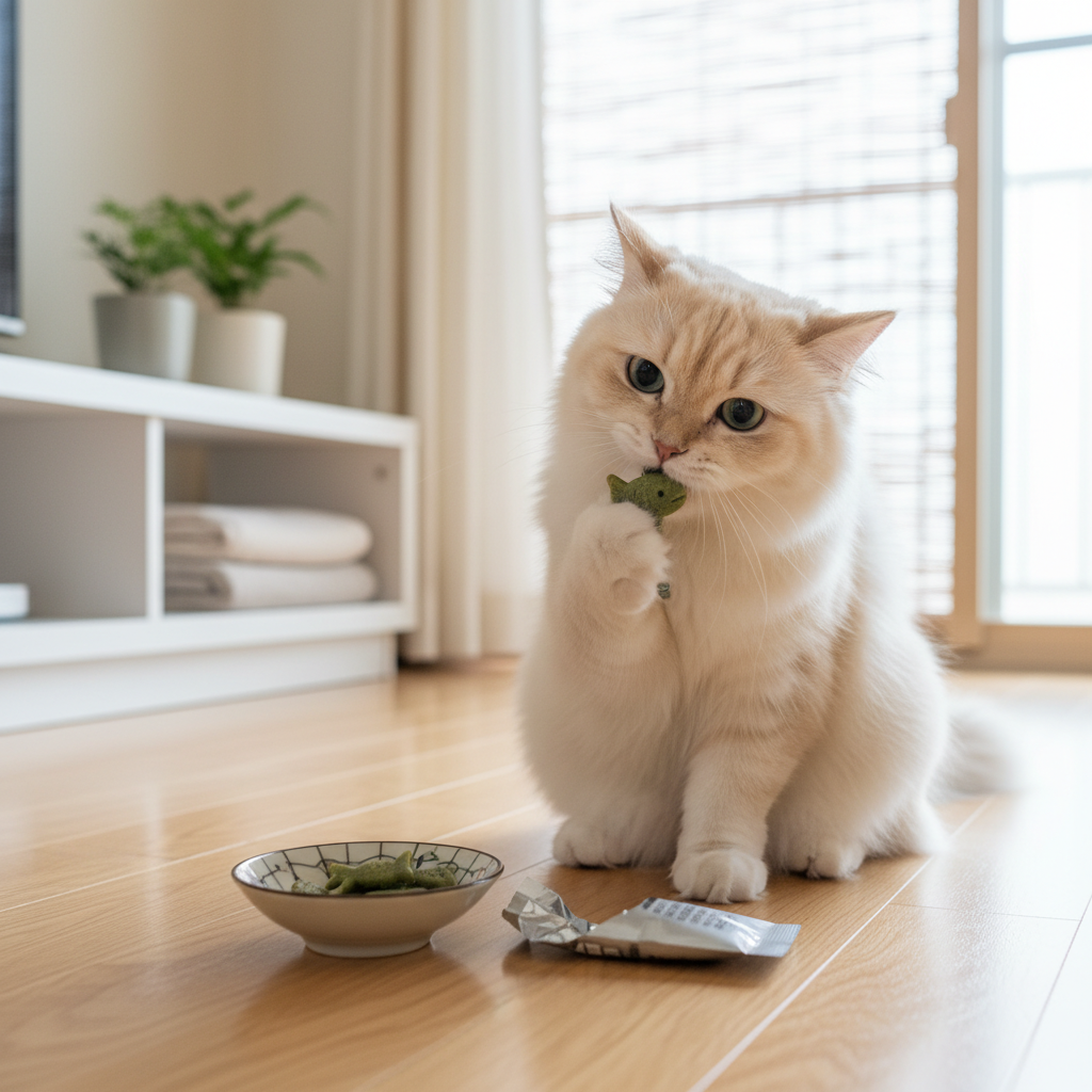 猫 歯磨き おやつで楽しくデンタルケアに関する画像