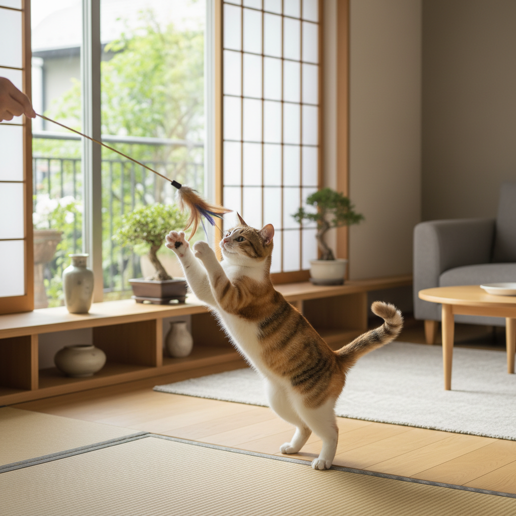 猫と遊ぶ頻度と時間の目安に関する画像