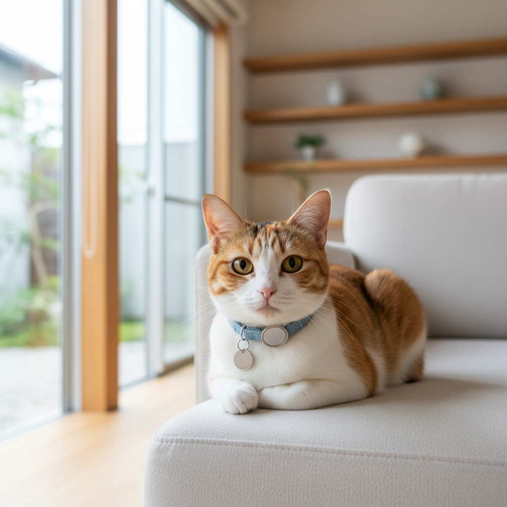 猫の首輪のメリット：迷子対策や識別の重要性に関する画像