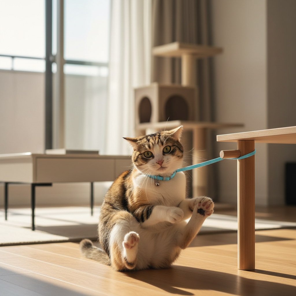 猫の首輪のデメリット：ストレスや事故のリスクに関する画像